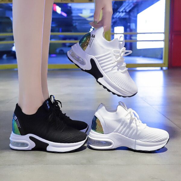 Women's Shoes Spring New Student Sports Shoes Womens Increased Platform Shoes - Image 2