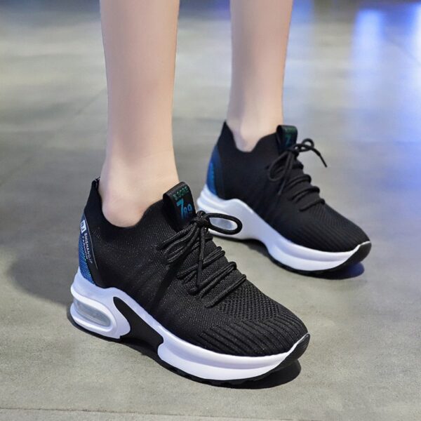 Women's Shoes Spring New Student Sports Shoes Womens Increased Platform Shoes - Image 3