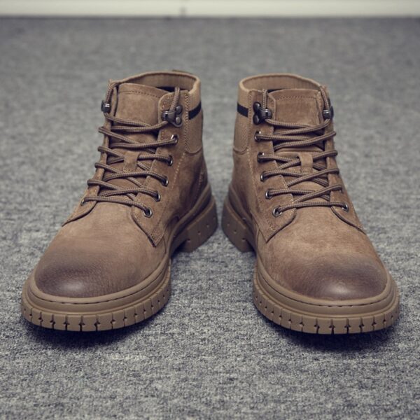 Autumn And Winter Men's Shoes  New High Top Shoes Men Casual Martin Boots