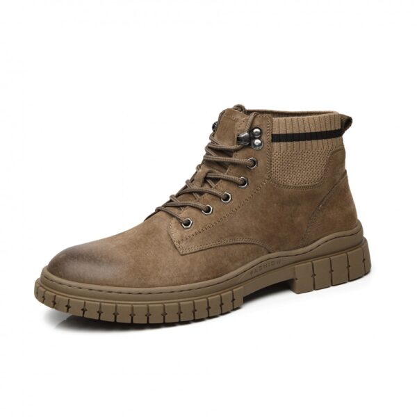 Autumn And Winter Men's Shoes  New High Top Shoes Men Casual Martin Boots - Image 5