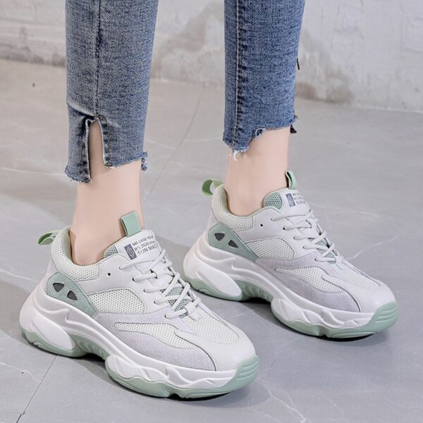 Women's Spring New Shoes  Thick-Soled Sports Casual Shoes