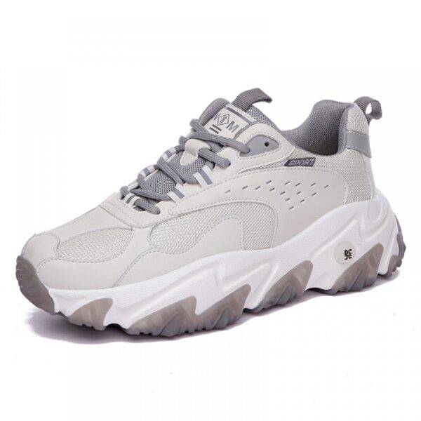 Women's Autumn and Winter New  Female Shoes Trendy Shoes Breathable Thick-Soled Thin Sports Casual Sneakers - Image 5