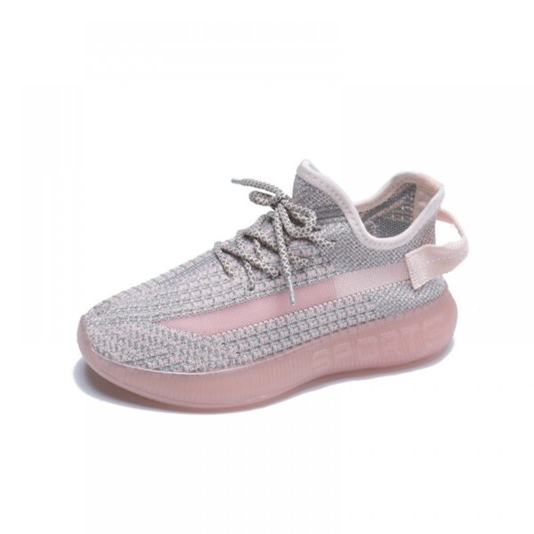 Flying Weaving Women's Shoes  Summer New Sports Sneakers Female Student Running Casual Shoes - Image 3