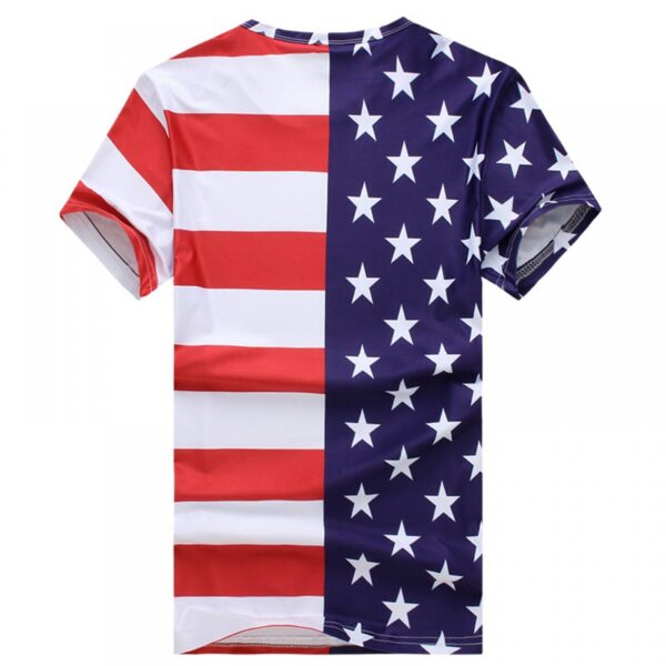 Independence Day 3D Printing Men's Short Sleeve T-Shirt - Image 2