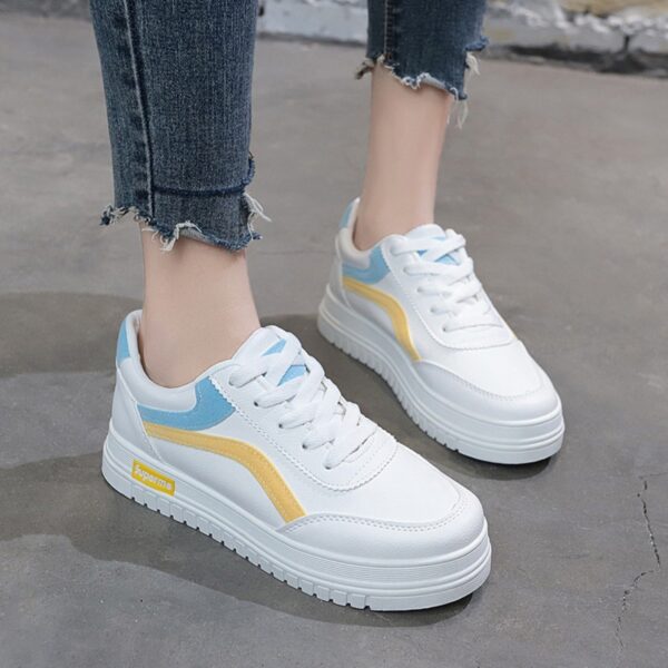 Spring New Basic White Shoes Female Student Shoes Running Casual Shoes - Image 3