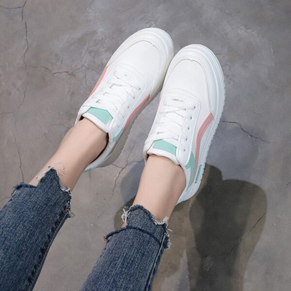 Spring New Basic White Shoes Female Student Shoes Running Casual Shoes - Image 4