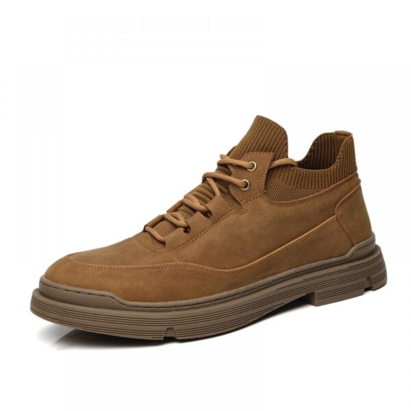 Men's Shoes Sports Tooling Trend Casual Shoes Mens High-Top Sneakers New Trendy Shoes - Image 5