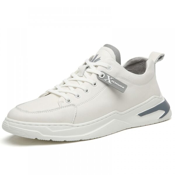 Spring New Casual Leather Shoes Trend Leather Soft Sole Cowhide Sports Men's Casual Shoes - Image 5